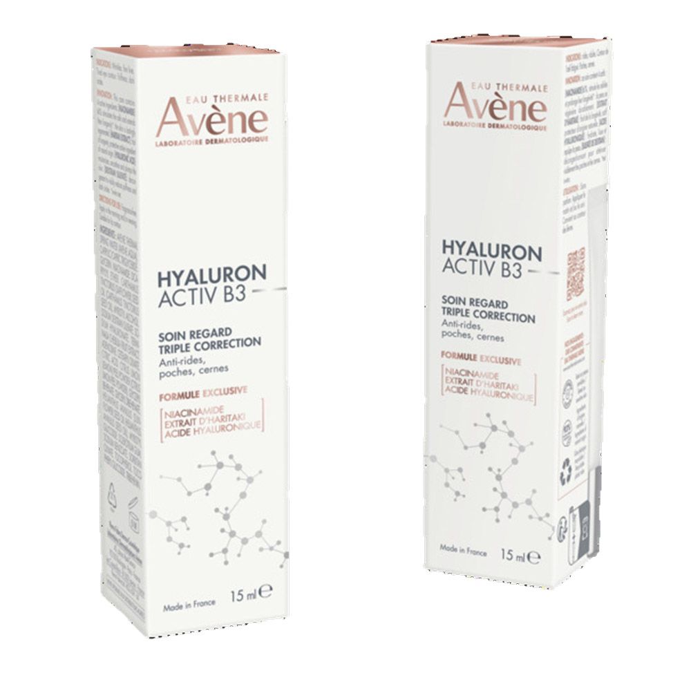 Avene - Hyaluron Activ B3 Triple Action Eye Cream - 15 ml