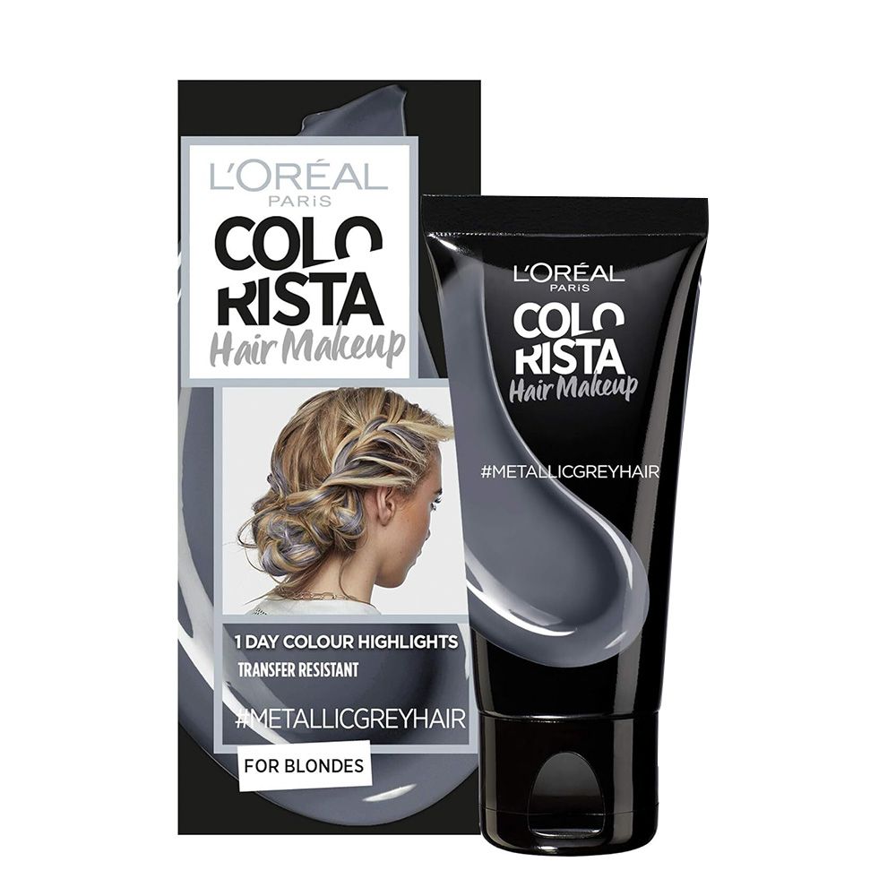 L'Oreal - Colorista Hair Makeup - Metallic Grey - 30 ml