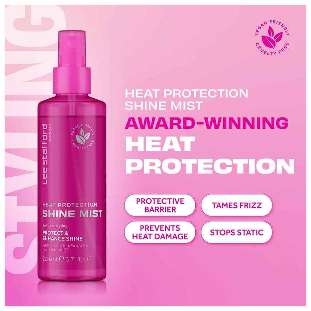 Lee Stafford - Heat Protection Shine Mist - 200 ml