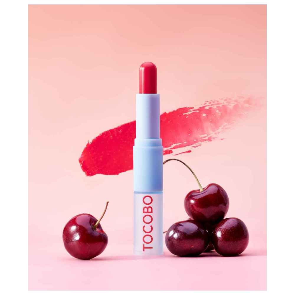 Tocobo - Glass Tinted Lip Balm - 011 Flush Cherry