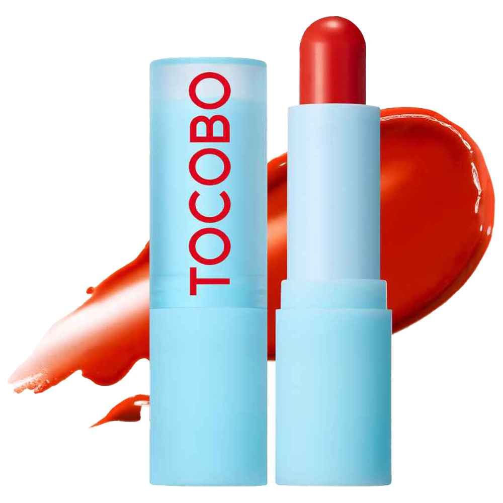 Tocobo - Glass Tinted Lip Balm - 013 Orange Red