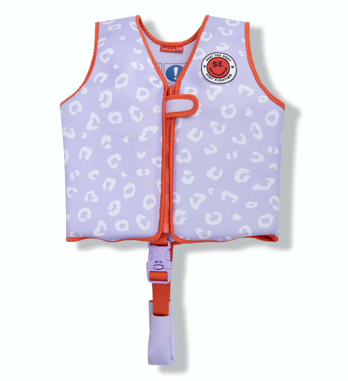 Swim Essentials - Kids Swimming Vest - Lila Leopard