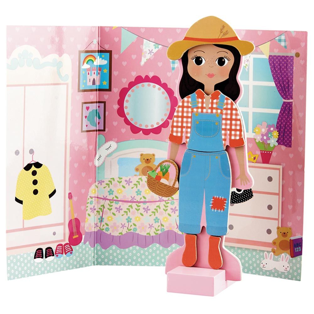 Floss & Rock - Magnetic Dress Up Toy - Sophia