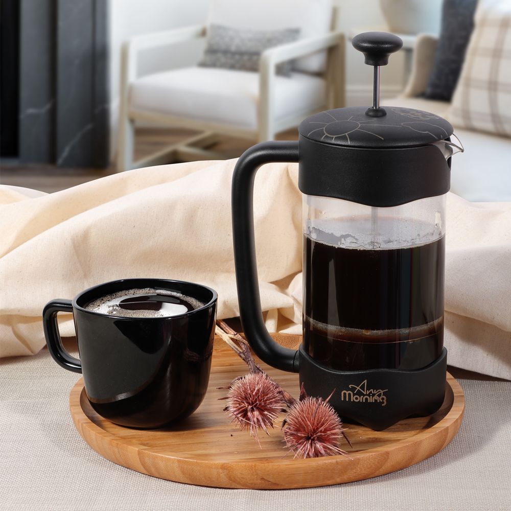 Any Morning - Fy92 French Press Coffee & Tea Maker - 350ml - Black