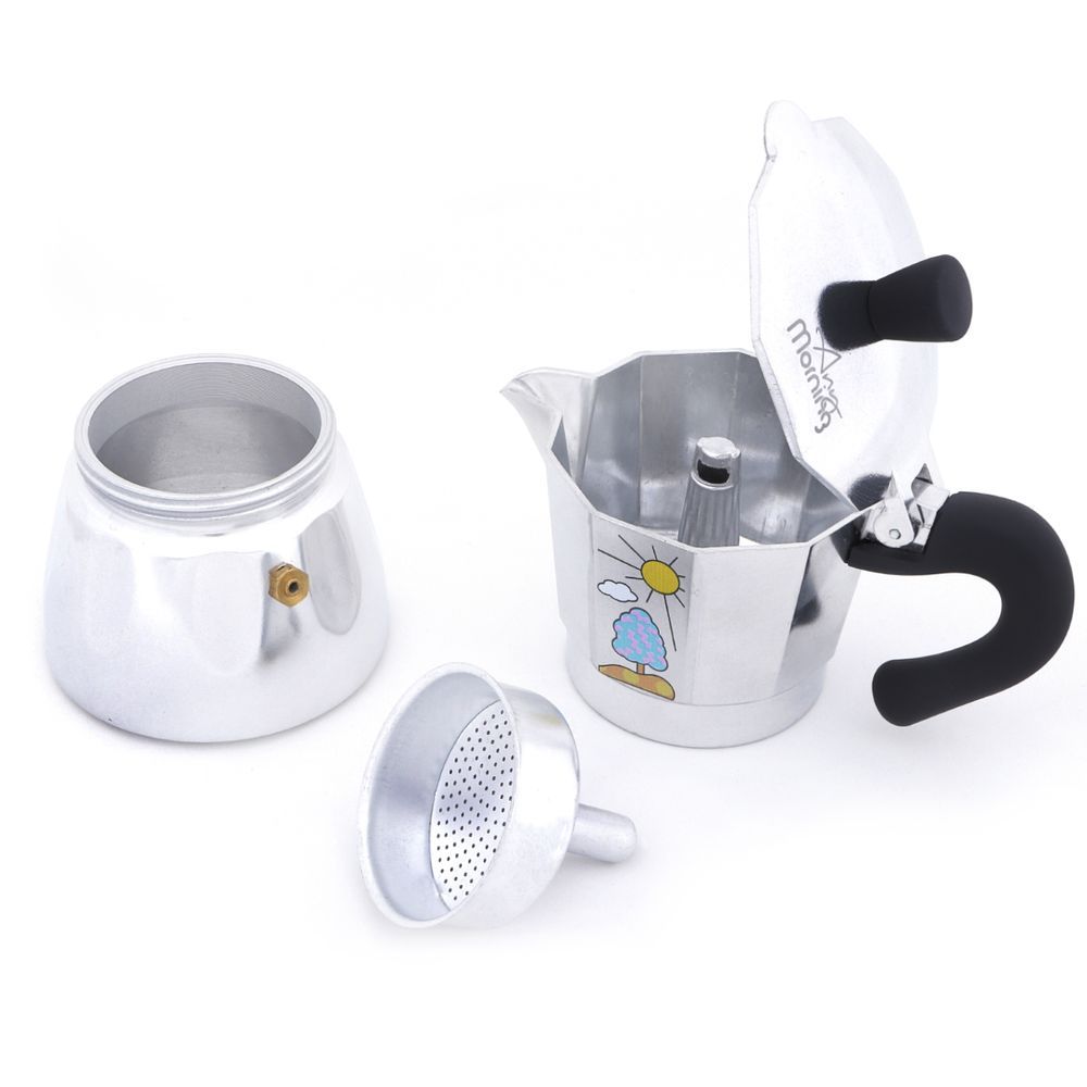 Any Morning - Hes-6 Espresso Maker - 240ml - Silver