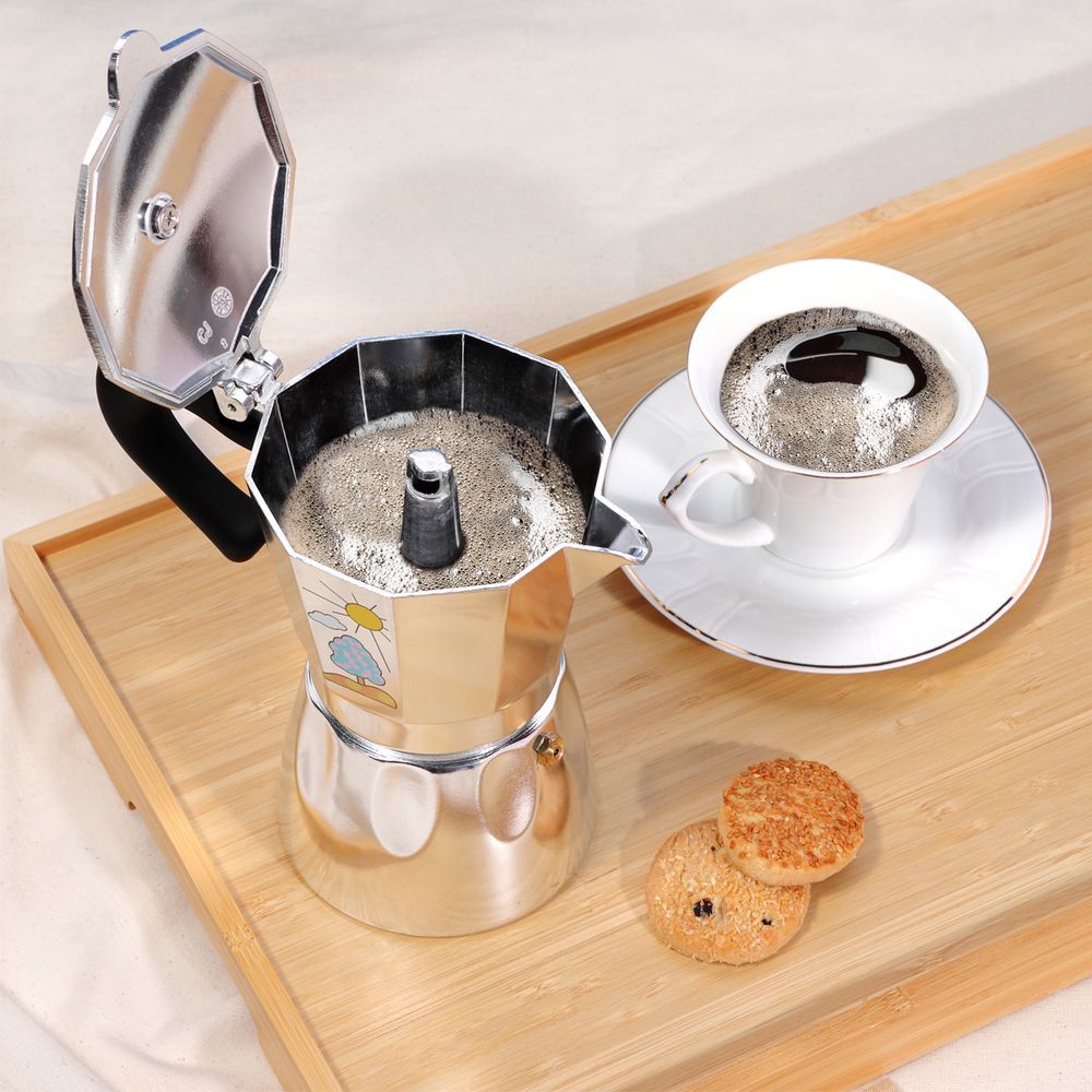 Any Morning - Hes-6 Espresso Maker - 240ml - Silver