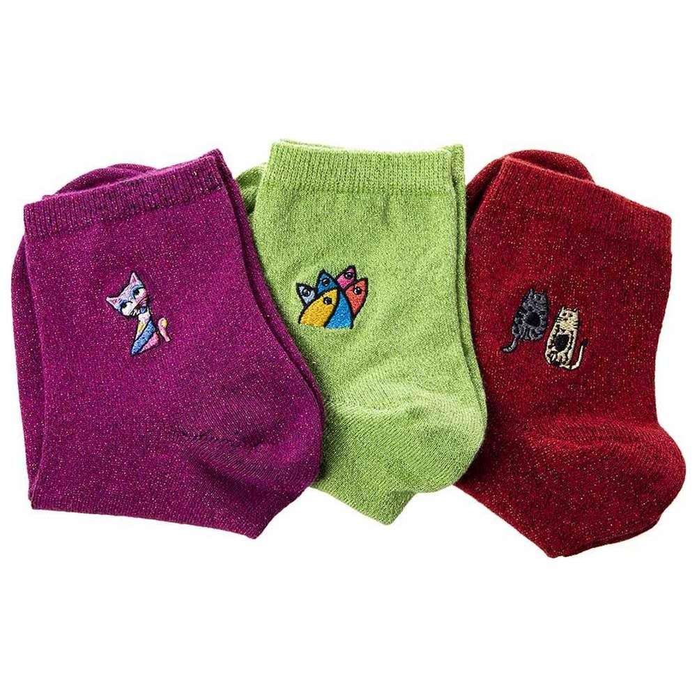 Biggdesign - 3pc-Set - Glitter Socks Set