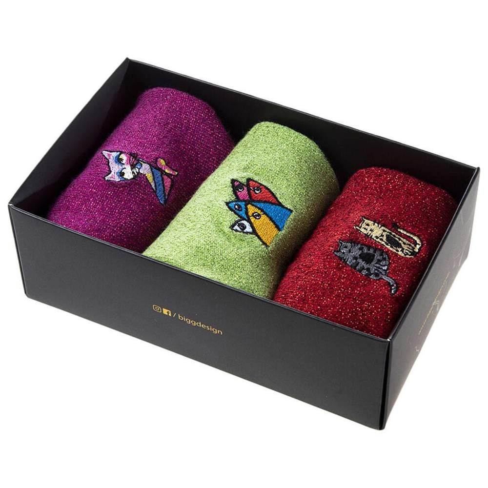 Biggdesign - 3pc-Set - Glitter Socks Set