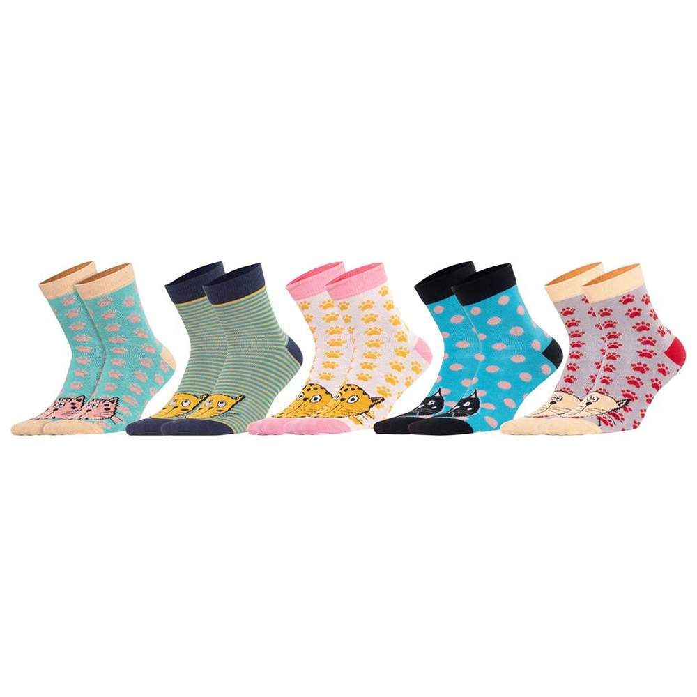 Biggdesign - 5pc-Set - Cats Women's Socks