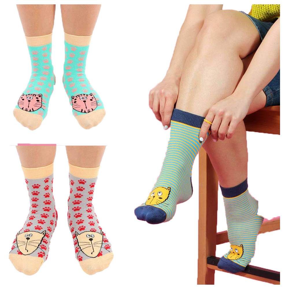 Biggdesign - 5pc-Set - Cats Women's Socks