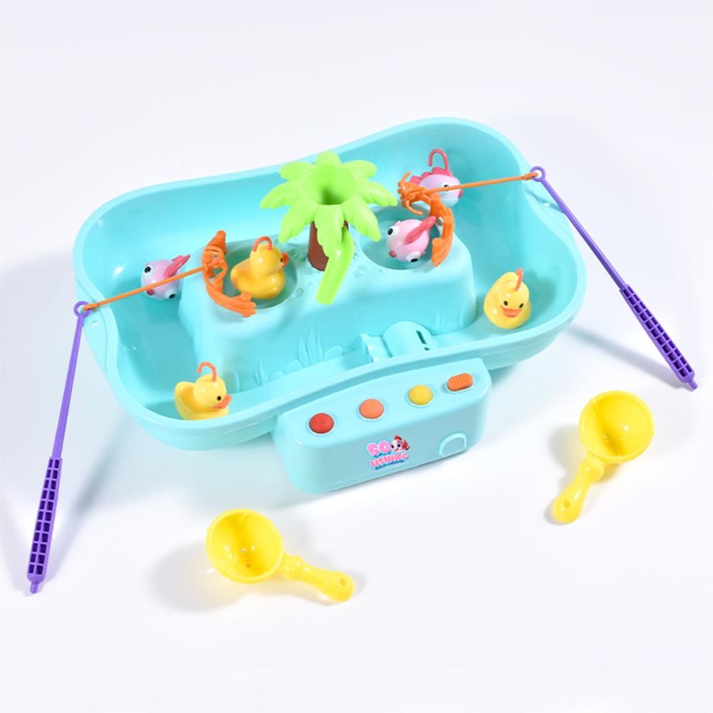 Ogi Mogi - Toys Water Circulating Fishing Game with Music and 3 AA Battery