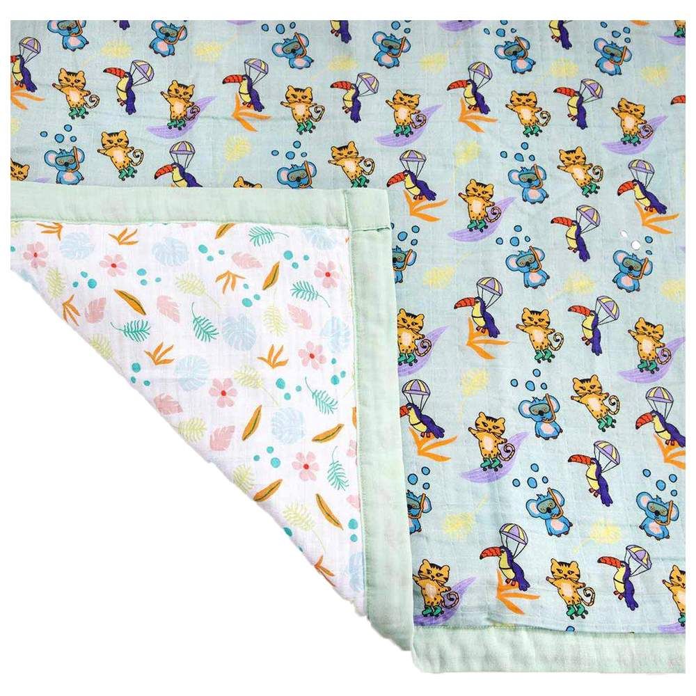 Milk&Moo - Jungle Friends Baby Muslin Swaddle Blanket