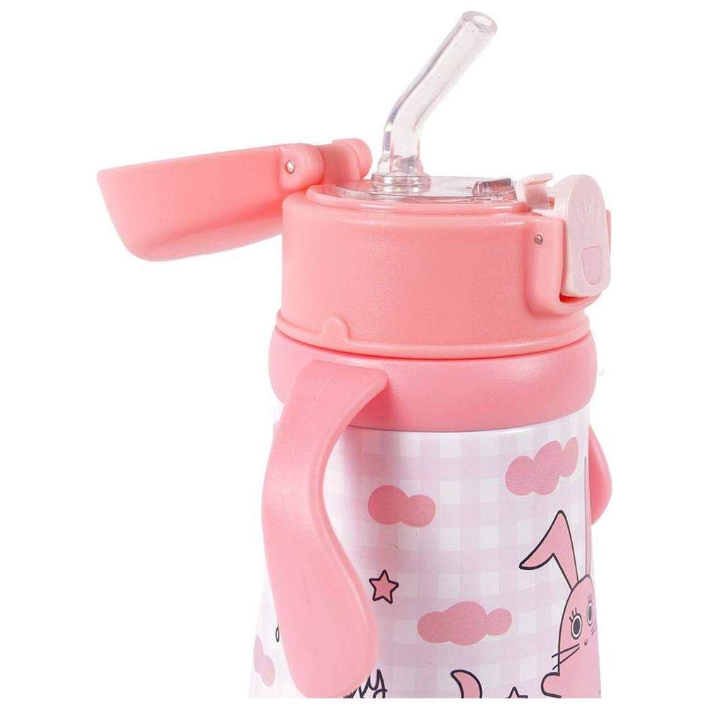 Milk&Moo - Stainless Steel Cancin Flask - Pink Bunny - 360 ml