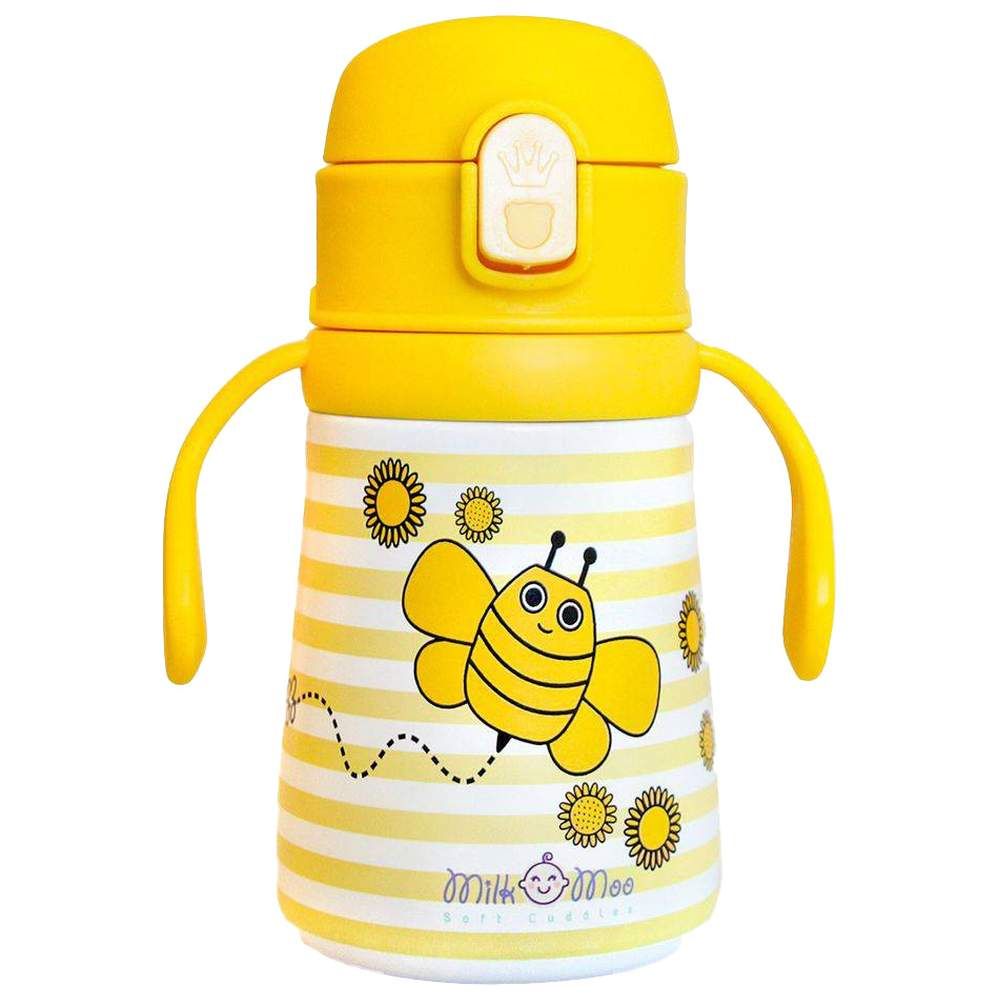 Milk&Moo - Stainless Steel Kids Flask - Bee Buzz - 360 ml