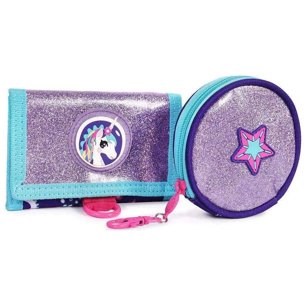 Milk&Moo - Unicorn Wallet And Coin Purse - Purple