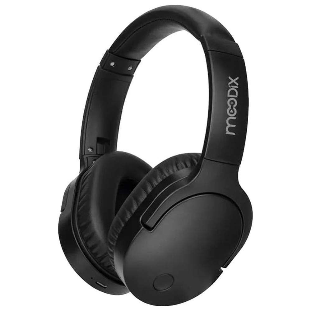 Moodix - Bluetooth On-Ear Headphones - Black