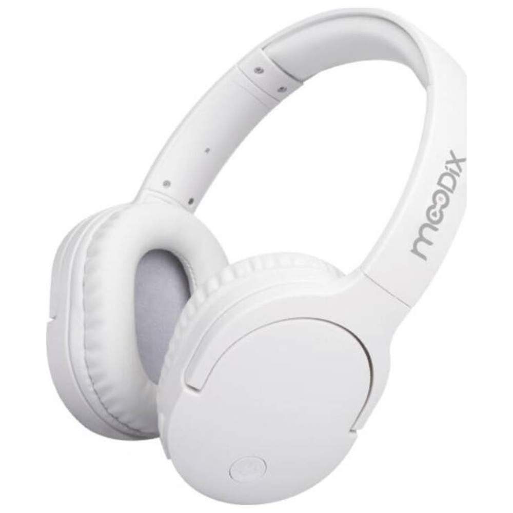 Moodix - Bluetooth On-Ear Headphones - White