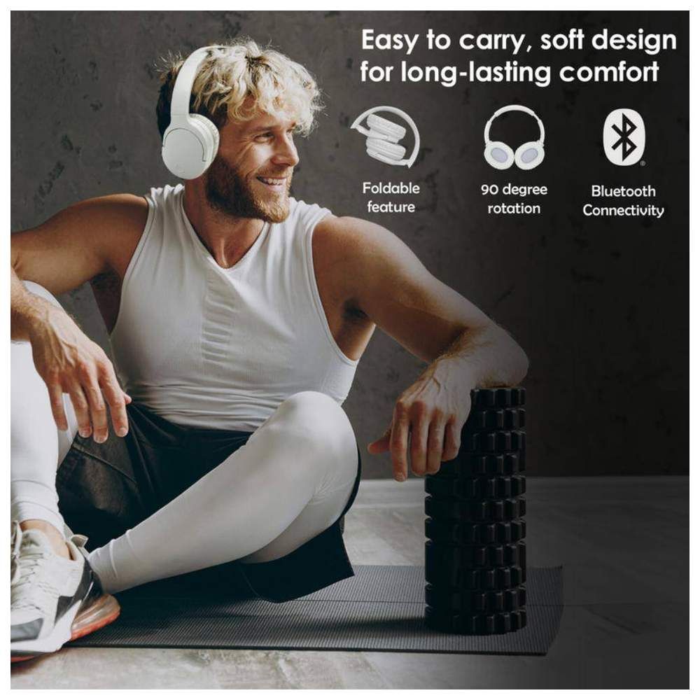 Moodix - Bluetooth On-Ear Headphones - White