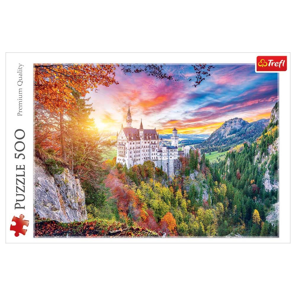 Trefl Puzzle - View Of The Neuschwanstein Castle Germany Puzzle - 500pcs