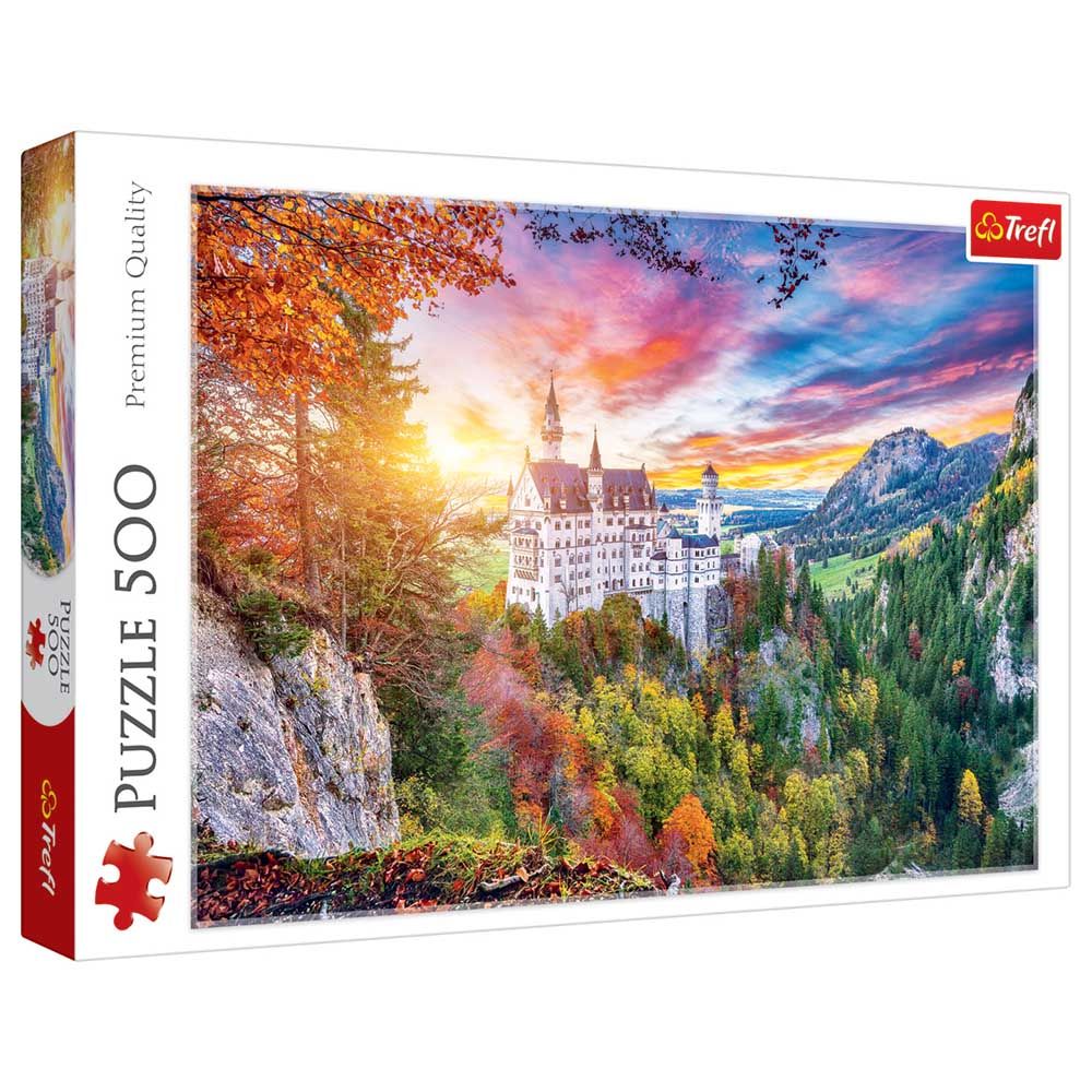 Trefl Puzzle - View Of The Neuschwanstein Castle Germany Puzzle - 500pcs