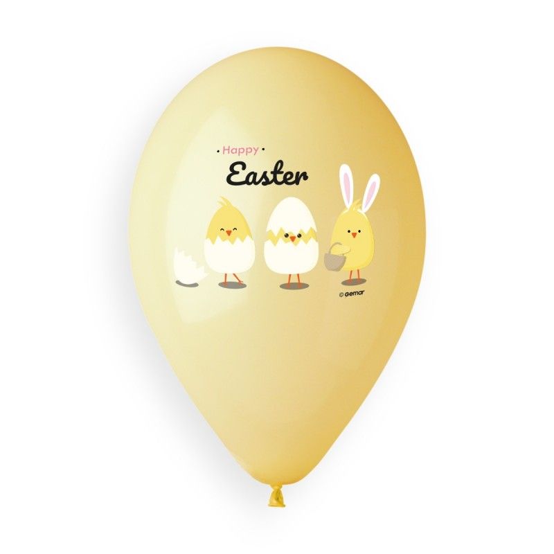 Gemar - 13 Inch Happy Easter Latex Balloon