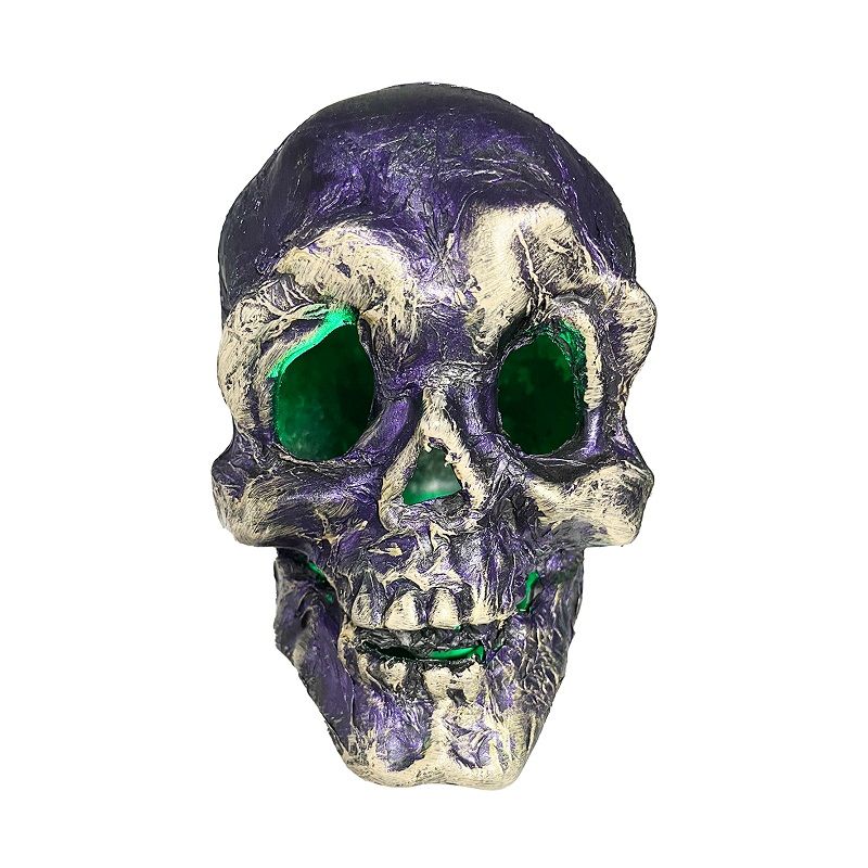 Party Magic - Halloween Decoration Light-Up Skull