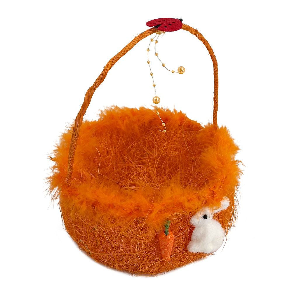 Party Magic - Easter Basket Orange 18cm