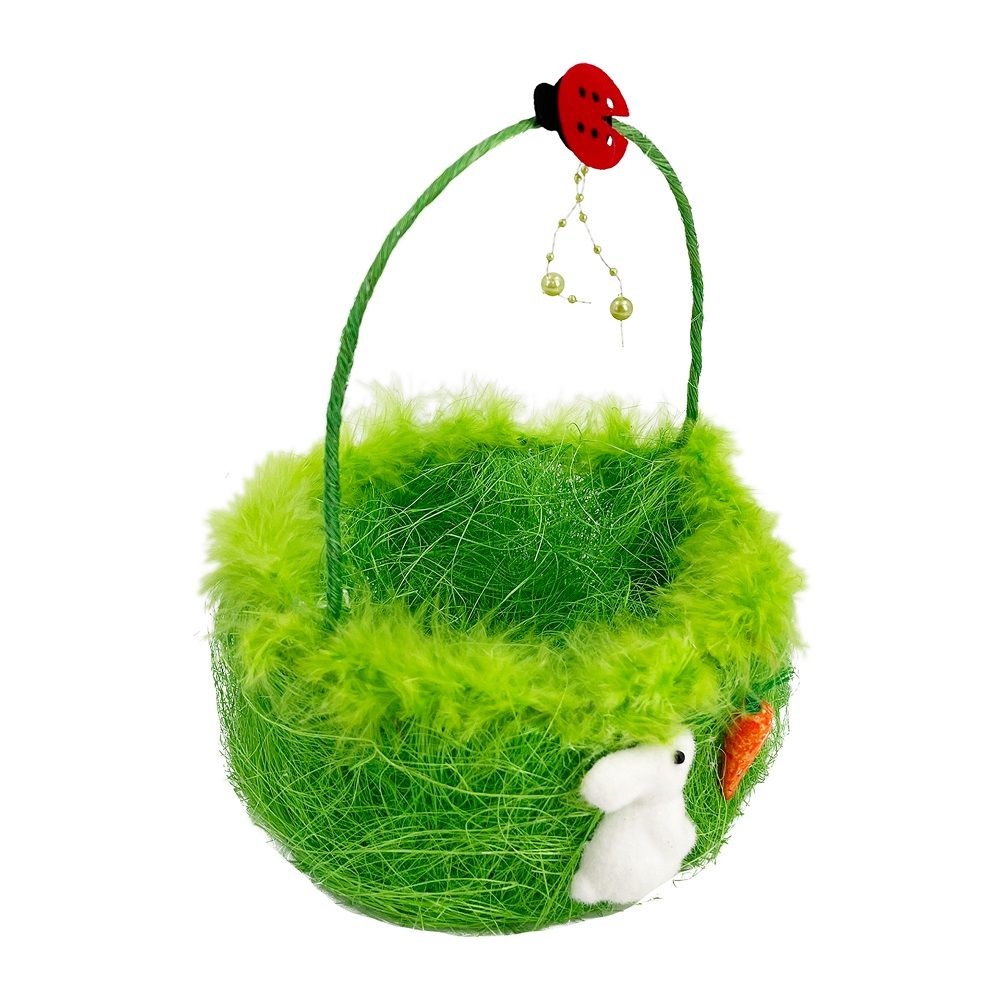 Party Magic - Easter Basket Green 18cm