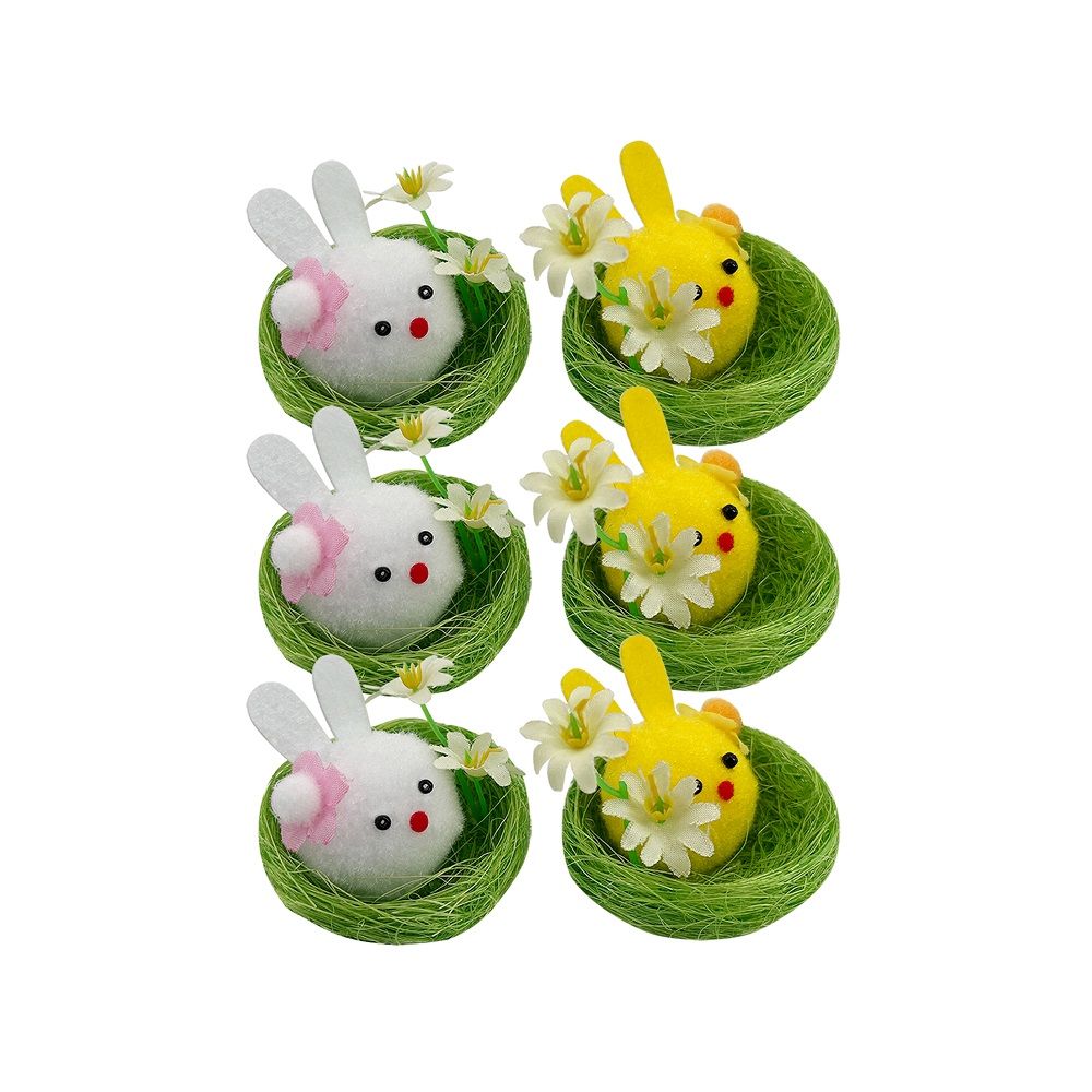 Party Magic - Easter Bunnies 5.5cm - 6pcs/Box