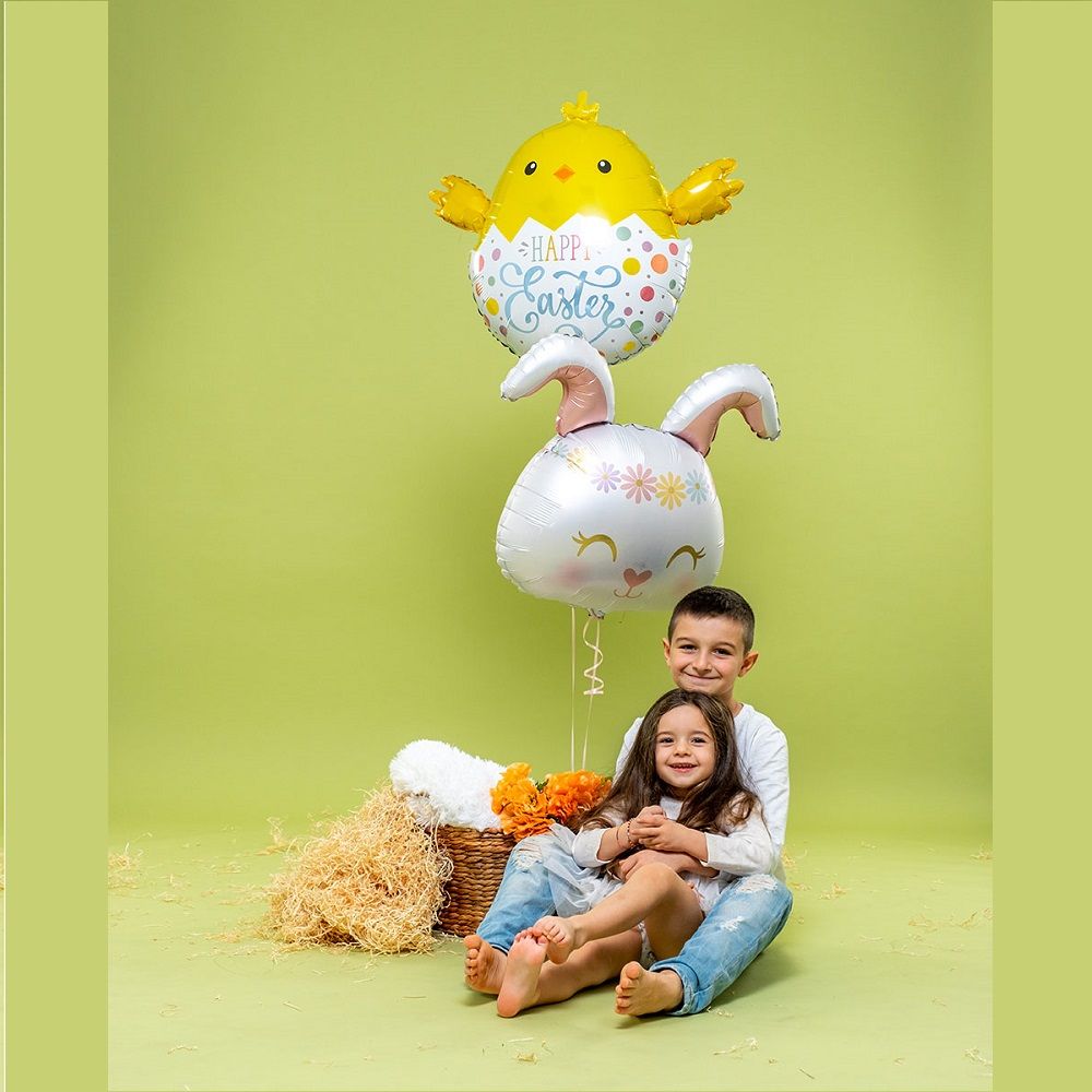 Betallic Balloon Co - 24 Inch Easter Egg Chick Foil Balloon