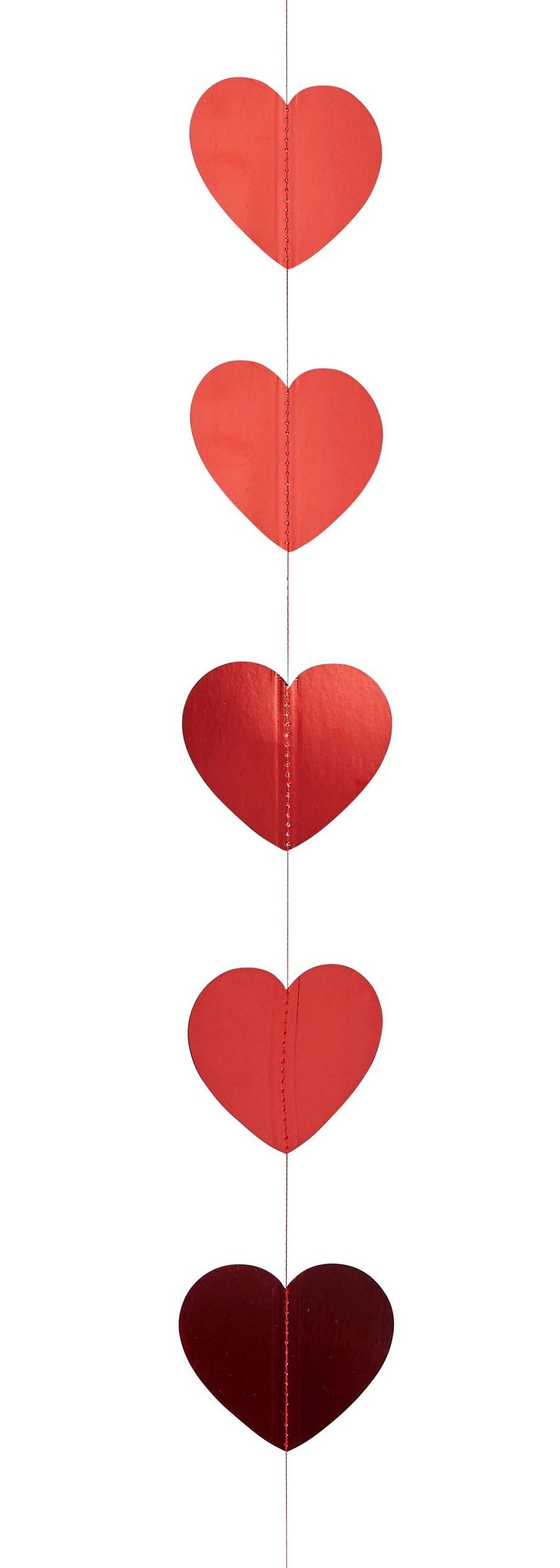 Hootyballoo - Trailing Hearts Decoration - 4 Metres