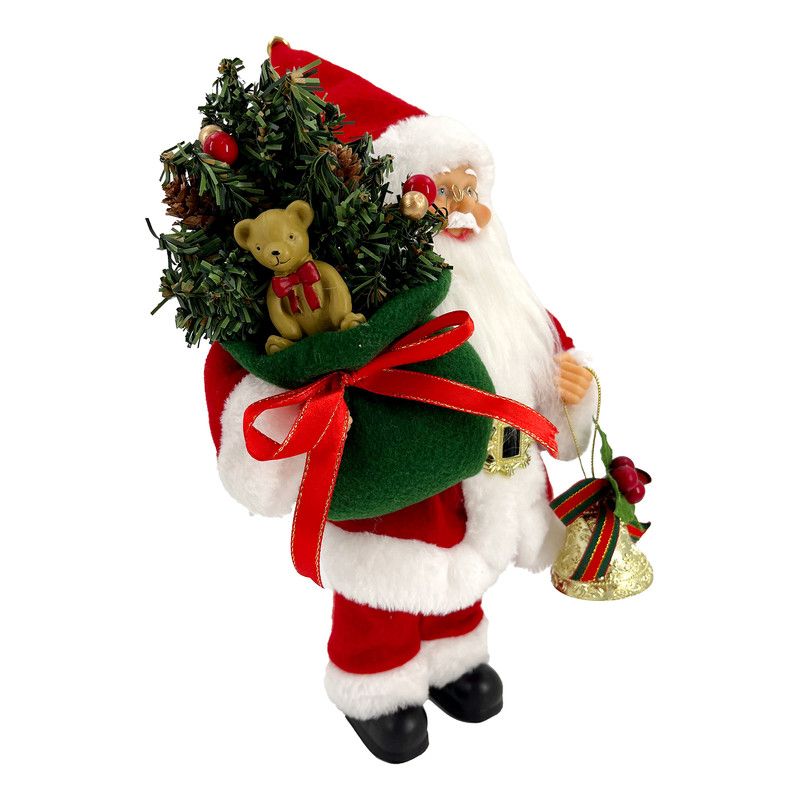 Christmas Magic - Standing Santa with Tree - 30 cm