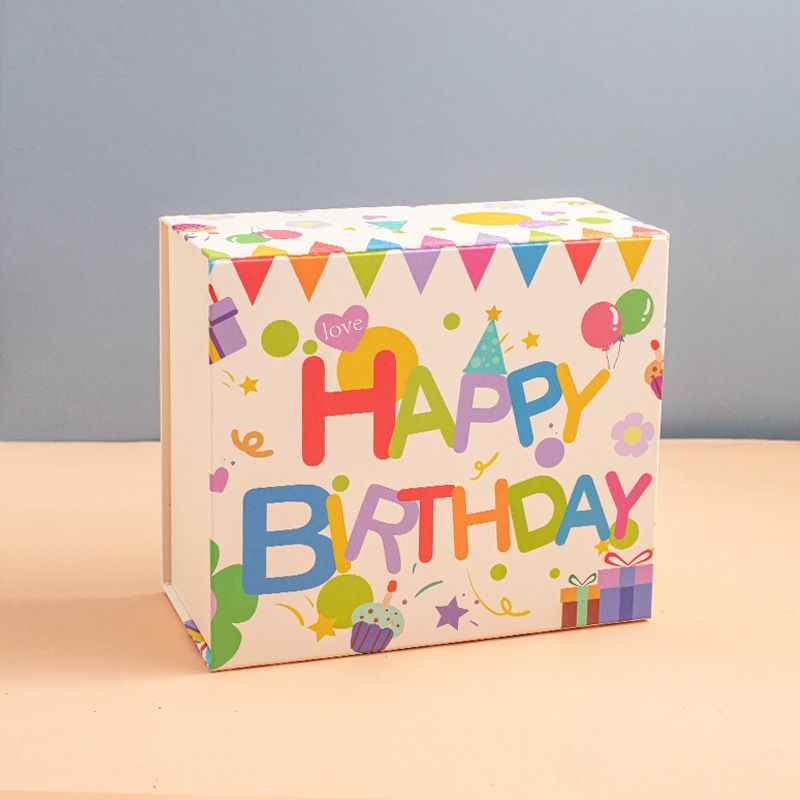 Y-PaperCo. - Happy Birthday Day Gift Box - Medium 24x21x11cm