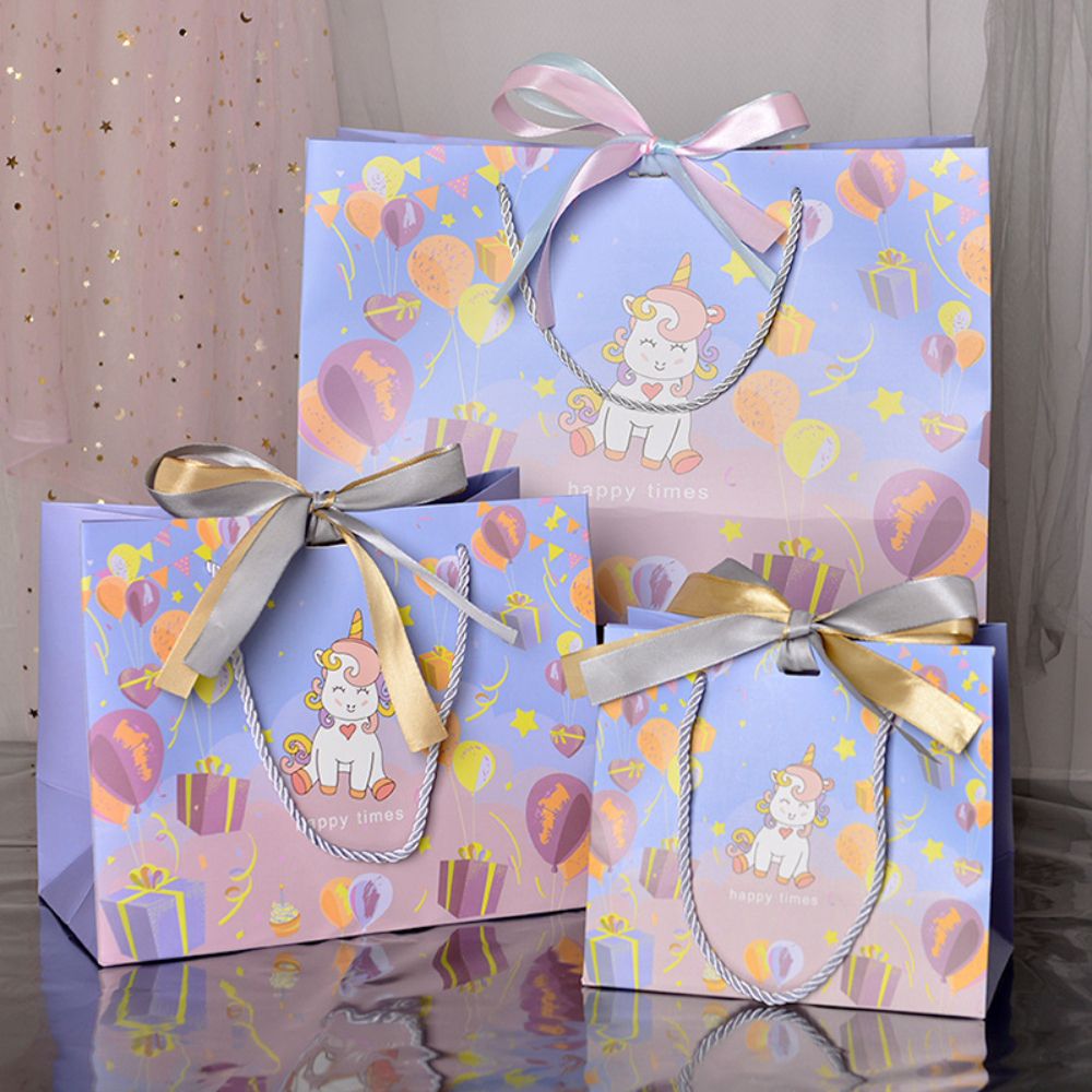 Y-PaperCo. - Unicorn Paper Gift Bag - 3pcs - Medium