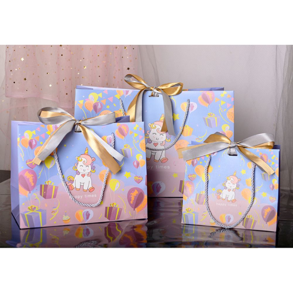 Y-PaperCo. - Unicorn Paper Gift Bag - 3pcs - Medium