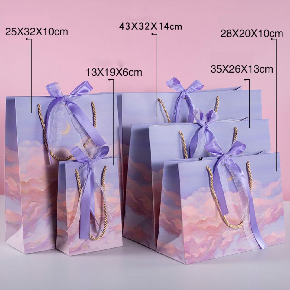 Y-PaperCo. - Gift Bag - Small - 3pcs - Moon Clouds