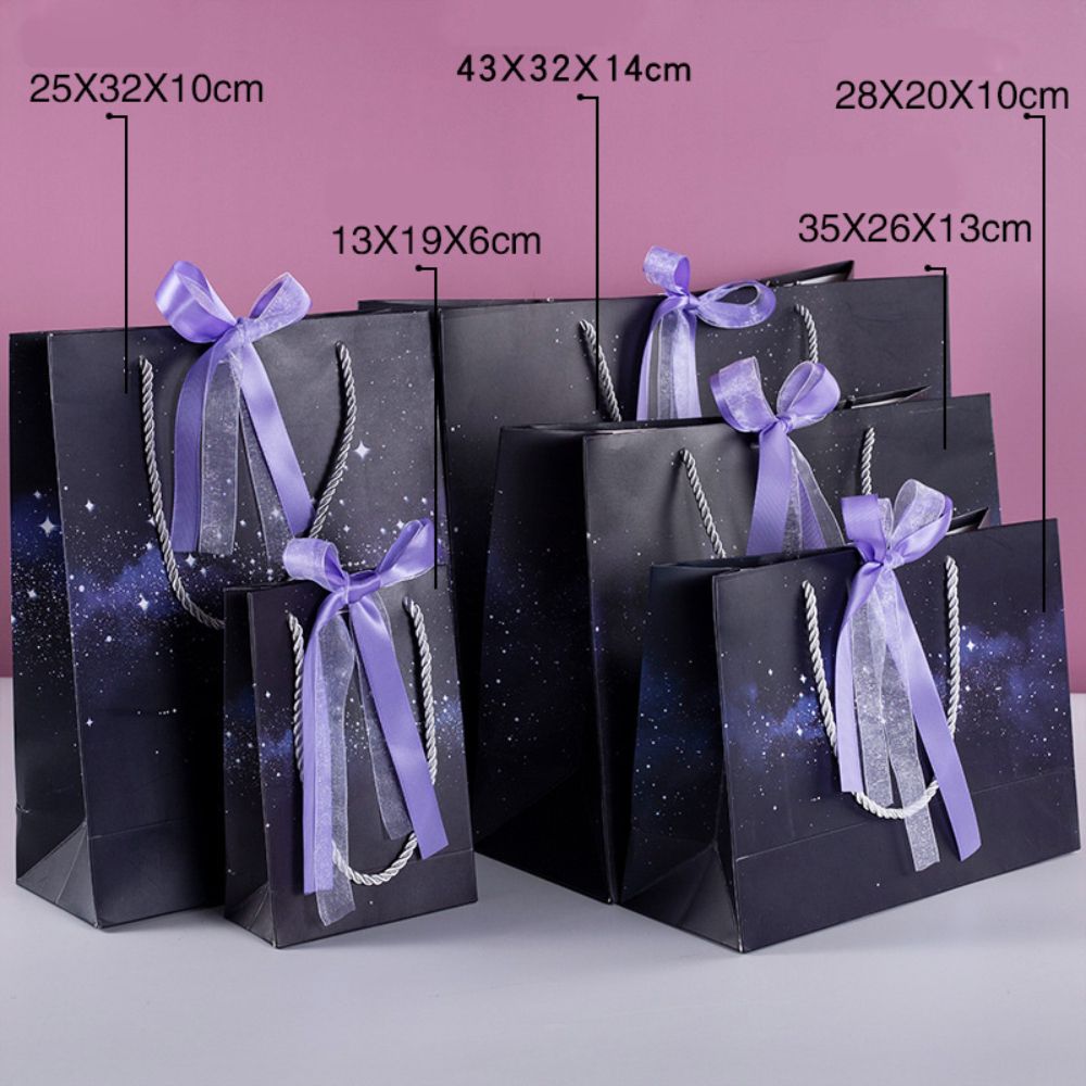 Y-PaperCo. - Gift Bag - Large - 2pcs - Starry Night