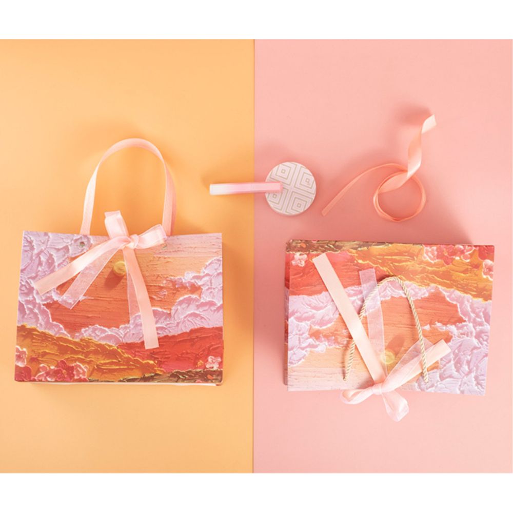 Y-PaperCo. - 3D Sunset Themed Gift Bag - Small - Pack of 3