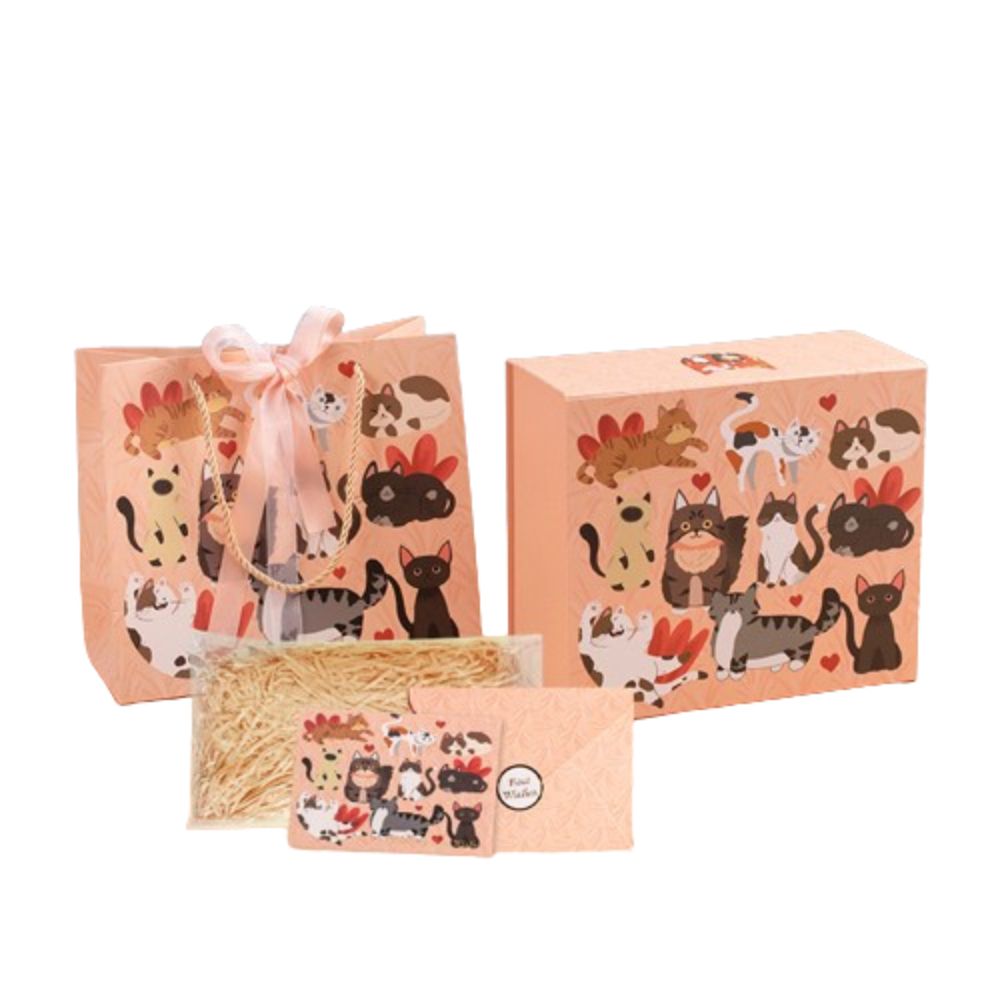 Y-PaperCo. - Happy Birthday Day Packaging Set For Girl - Large 34x27x14cm