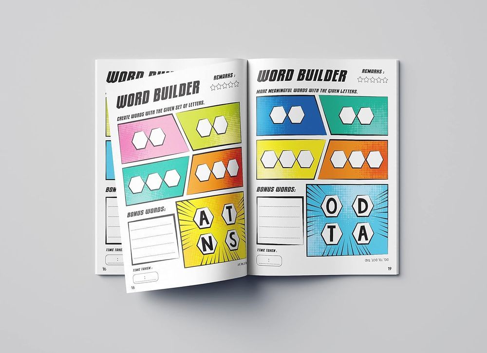 Word Builder Activity Book For Children - Level 1