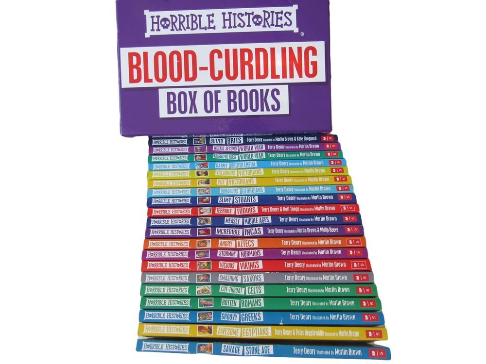 مجموعة كتب Horrible Histories: Blood-Curdling Books - عدد 20