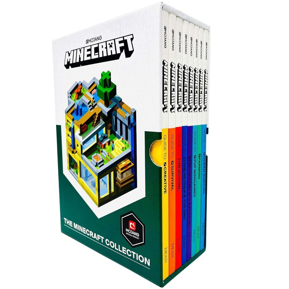 The Official Minecraft Guide Collection Books - Pack of 8