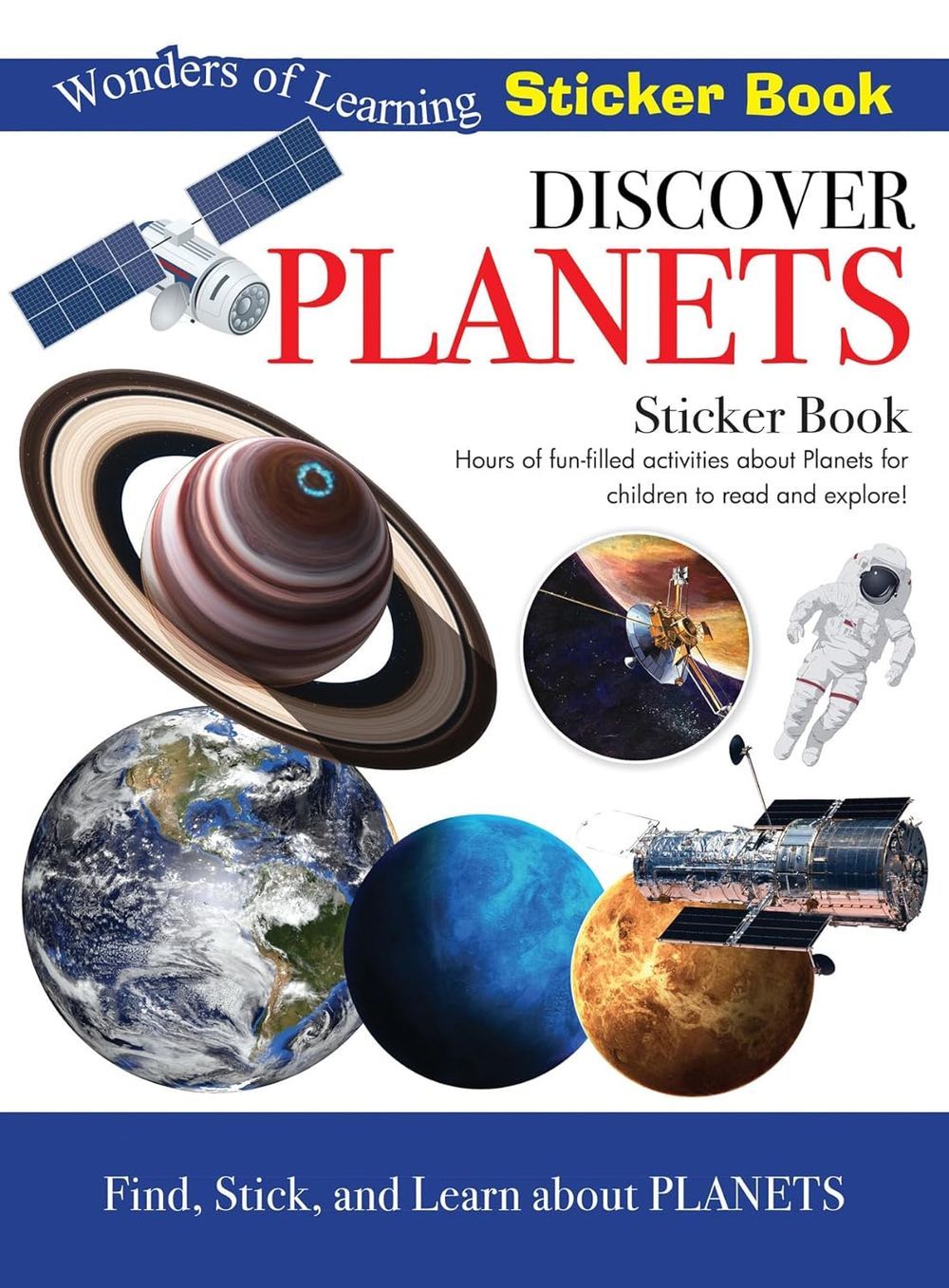 كتاب ملصقات Discover Planets