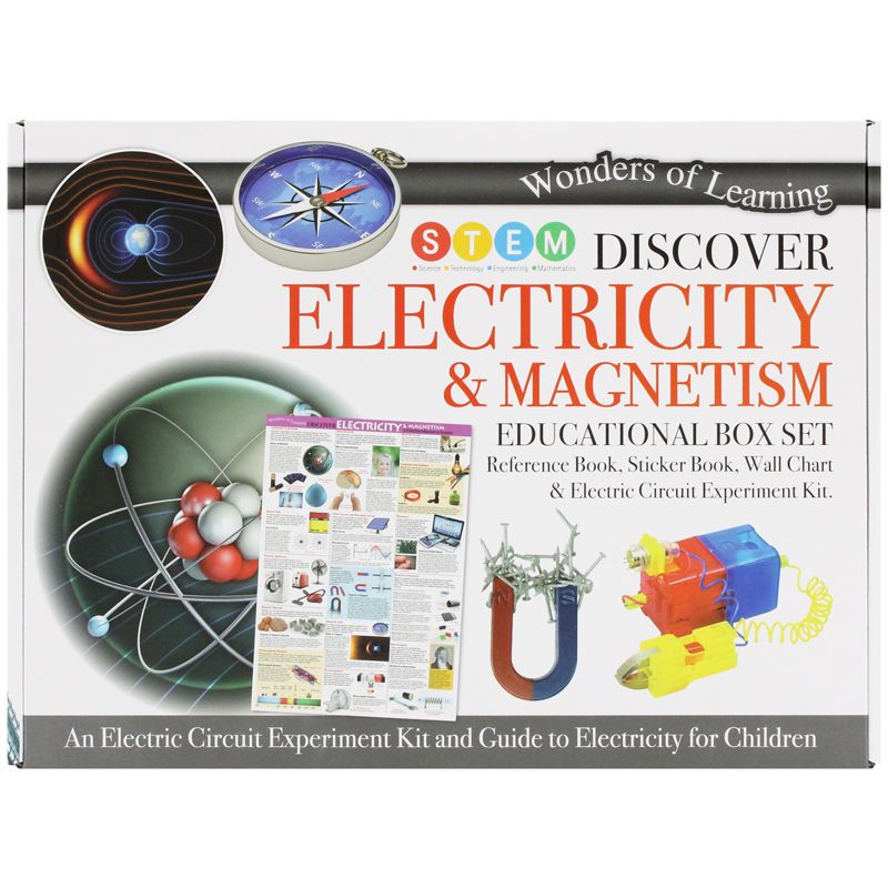 كتاب ملصقات Discover Electricity And Magnetism