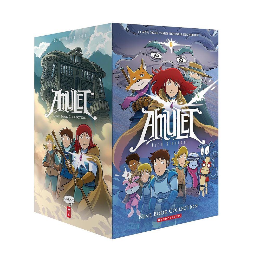 مجموعة كتب Amulet Books Box Set - من 1 إلى 9