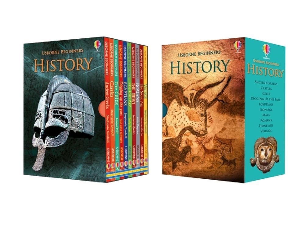 كتب أسبورن-  مجموعة كتب Usborne Beginners History Books Set: Pack of 10