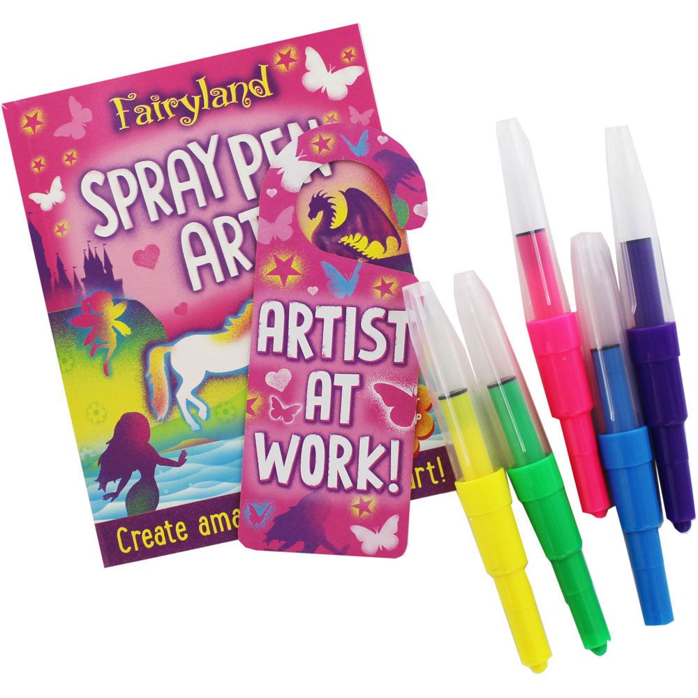 Fairyland Spray Pen Art Book & Activity Kit