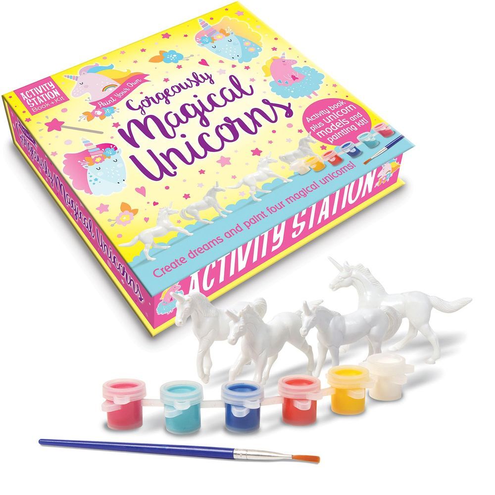 Paint Your Own Gorgeously Magical Unicorns Book & Activity Kit