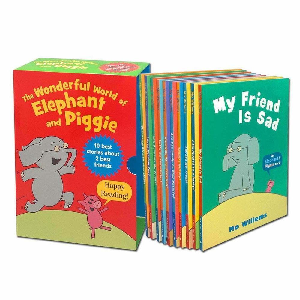 The Wonderful World of Elephant Piggie Series Books - Pack of 10