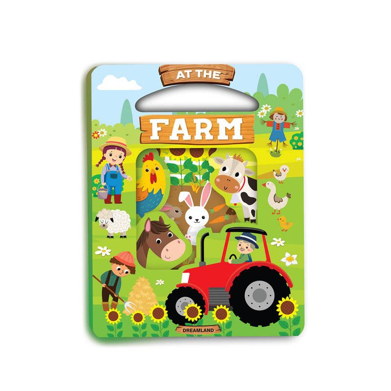 Window Cut Board Book - At The Farm